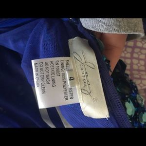 Beautiful royal blue prom dress